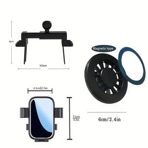 TEMU A/B/C/E/S 클래스용 차량 휴대폰 홀더, 미니 쿠퍼 F55/F56/Cabrio, 포드 머스탱, 스즈키 비타라, 시트로엥 베링고, 피아트 500, 르노 알랑산, 차량 액세서리, 세련된 디자인, 내구성 있는 구조, 대시보드 마운트, 회전 가능, 튼튼한 마운트, 로드 트립 필수품