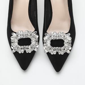 TEMU 1쌍 신발 버클, 스타일리시하고 우아한 디자인, 하이힐과 플랫 모두 적합, 여성과 소녀를 위한 세련된 선물