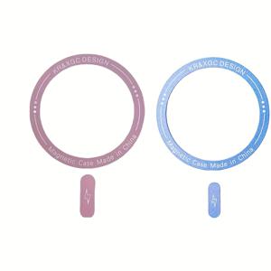 TEMU 2개 세트 자석 링 무선 충전기 자석 시트 차량용 휴대폰 홀더 액세서리 자석 접착 패치 뒷면 스티커 자석 링 자석 시트 초박형 자석 링