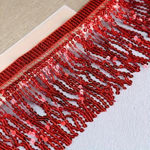 TEMU 시퀸 트림 레이스 어플리케, 얇은 리본 새틴 프린지 원단 - 라틴 댄스 의상, 드레스, 커튼, 무대 레이스, DIY 공예용