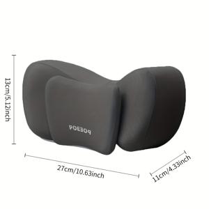 TEMU 메모리폼 자동차 목베개 - 차량용 편안한 헤드레스트 및 시트 쿠션
