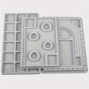 TEMU 비즈 디자인 트레이 세트: 팔찌, 목걸이, DIY 주얼리 만들기 비즈 도구 트레이, 비즈 액세서리 및 주얼리 정리함