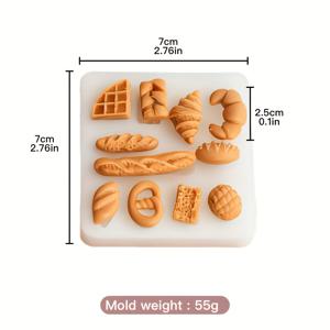 TEMU 시뮬레이션 실리콘 몰드, 캔들 만들기, 레진 클레이 몰드, 수제 에폭시 레진 몰드, 아로마테라피 석고 공예, DIY 선물 만들기에 적합