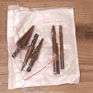 TEMU 6단 드릴 비트 세트, 티타늄-크롬 주철 커터 (4, 4-12, 3-12mm 사이즈), 목공 및 금속 코어 드릴링에 적합