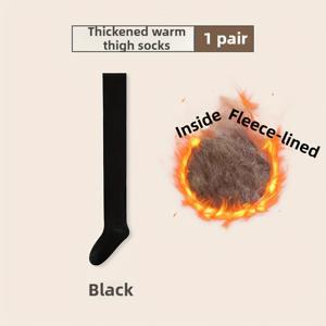 TEMU 여성용 엑스트라 롱 니하이 양말 - 미끄럼 방지 그립이 있는 두꺼운 겨울용 보온 양말, 바지, 드레스, 부츠용 극한의 추운 날씨 다리 보온기 - 실내/실외 사용 - 브라운, 다크 색상으로 제공 - 간편한 관리, 실내 따뜻함, 심플한 디자인