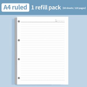 TEMU BRAVE ELK 빈티지 A4 바인더 노트북, 스웨이드 하드 커버 - 천공 펀치 페이지, 탭 라인 시트로 저널링, 비즈니스 플래닝 및 여행용 - 개인화 가능한 하드커버 바인더 북 (A4 사이즈)|A4용지