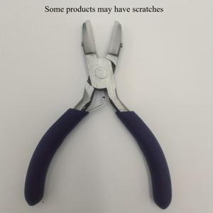 TEMU 2D 플랫 - 3.5인치 미니 나일론 플라이어 (스테인리스 스틸 플랫 팁) - 주얼리 제작, 비즈 공예 및 공예 프로젝트에 적합