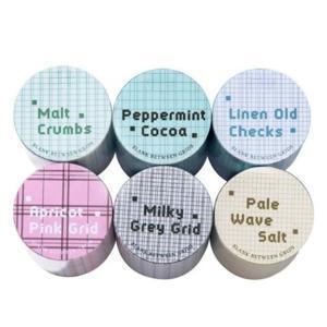 TEMU 6롤 빈티지 체크 무늬 와시 테이프 세트 | 기본 스타일 장식용 종이 테이프 (불렛 저널, 스크랩북, 미술 및 공예용), 플래너 장식용으로 쉽게 찢어짐