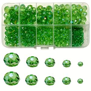 TEMU 600개 이상의 3/4/6/8/10mm AB 유리 비즈 - 스타일 컬러 플레이스팅, 다양한 크기 및 색상의 주얼리 만들기용 스페이서 비즈, 팔찌, 펜던트, 귀걸이 조립용 유리 비즈