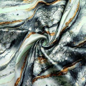 TEMU 롤 프리컷 골드 포일 프린트 기하학 패턴 폴리에스터 새틴 원단 - DIY 웨딩드레스, 홈 데코 공예, 베개 만들기에 적합 | 손세탁 전용, 골드 반짝임 시트가 포함된 프리컷 공예 소재