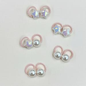 TEMU 귀엽고 우아한 강아지를 위한 특별한 헤어 로프 5쌍 - 깔끔하고 아름답게, 편안하고 안전하게 유지. 축제 행사에 적합, 강아지를 더욱 눈길을 끄는 드레스