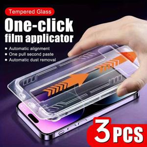 TEMU 아이폰 스크린 보호 필름 3개 세트, 완전 커버된 안티 핑터프린트 필름, 고화질, 거울 같은 트리트먼트, 한 클릭 애플리케이션, 갤럭시 노트 10 라이트/노트 20용