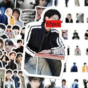 TEMU 65피스 K-Pop 보이 그룹 BT 테마 스티커 세트 - 아이돌 멤버, 로고 & 아이코닉 포즈 - 불규칙한 모양 자체 접착 DIY 스티커 (저널, 노트북, 냉장고용) - BT 팬을 위한 K-드라마 굿즈 (완전 컬렉션)