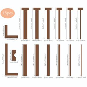 TEMU Alinacutle 제본 키트 1세트/15개 - 플래너, 폴더, 카드 제작, 선물 상자, 스크랩북, 앨범, 종이 공예, 장식, 공예 템플릿용 T-핸들 스페이서 - Alinacraft, 제본 용품, 공예 용품, 공예 애호가