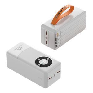 TEMU 새로운 60000mAh 대용량 보조 배터리, 4개의 케이블 포함, LED 전원 디스플레이, QC3.0 백업 전원 PD22.5W 고속 충전, 파티, 캠핑 및 야외 낚시에 적합.|보조배터리|보조배터리20000