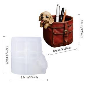 TEMU 실리콘 캠브리지 가방 모양 몰드 | 내구성이 뛰어나고 부드러움, 레진, 석고, 시멘트에 적합, 공예 데스크 정리함, 문구 장식, 홈 디스플레이, 선물 제작에 이상적