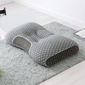 TEMU 인체공학적 목 지지 베개, 깊은 수면, 옆으로/등으로 자는 사람에게 적합, 세탁기 사용 가능, 사계절용, 내구성 좋은 폴리에스터 코어, 빈티지 스타일, 패브릭, 오래 지속되는 편안함, 다용도, 지퍼 잠금, 200-/㎡|허리보호대|목베개