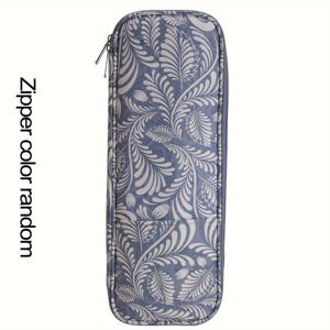 TEMU 싱글 뜨개질 바늘 보관 가방, 뜨개질 바늘 여행용 정리함 (최대 16인치), 튀니지 코바늘 및 액세서리, 뜨개질 및 재봉용 빈 케이스 (가방만 해당)