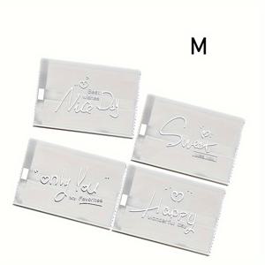 TEMU 100개 우아한 프로스트 트리트 백 