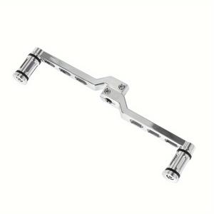 TEMU 1쌍의 알루미늄 합금 기어 시프트 레버 & 힐 토 쉬프터, Harley FL, Road King, Electra Street, Tri Glide, Ultra Classic용 - 매끄러운 광택 마감, 튼튼한 구조, 바이크 빌드|매끄러운 광택 디자인|알루미늄 합금 레버, 액세서리