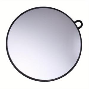 TEMU 1개 미용 메이크업 거울 고화질 원형 손잡이 거울 미용실 가정용 고리형 거울, 미용실 웨딩/어머니의 날 선물용