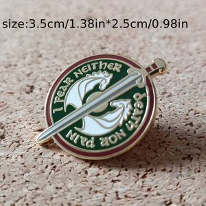 TEMU 재밌는 영화 주변 브로치, 아버지의 날, 할로윈, 크리스마스 선물을 위한 빈티지 배지