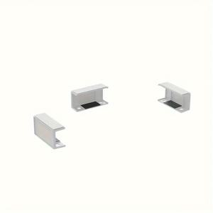 TEMU 접착제 또는 나사 마운트가 있는 책상 아래 노트북 스탠드 3개 세트, 조절 가능한 ABS 소재, MacBook, 키보드, 라우터, 모뎀, 케이블 박스 및 스위치용 공간 절약 디자인