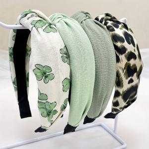 TEMU 4개 세트의 여성용 패브릭 헤드밴드 - 꽃과 프린트가 있는 빈티지 스타일 - 일상적인 사용을 위한 헤어밴드 - 깃털 없이 라마단 축제에 적합