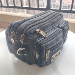 TEMU 패셔너블한 다층 지퍼 허리백 패니팩, 캔버스 레트로 베이직 체스트백 크로스바디백|힙색|에코백