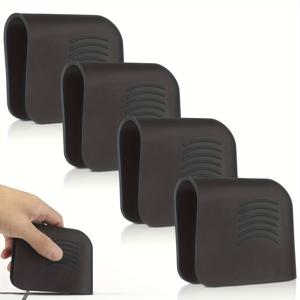 TEMU 4개 실리콘 코킹 도구 세트 - 스프레더, 스크레이퍼 및 바닥 타일 가장자리 수리 키트 포함, DIY 및 전문가용 이상적, 바닥 타일 가장자리 도구|인체공학적 디자인|내구성 있는 실리콘 소재, 바닥 타일 가장자리 코킹 도구