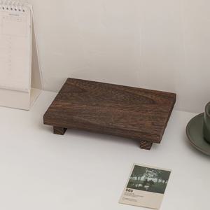 TEMU 우아한 광택 마감 처리된 나무 장신구 트레이 - 욕실, 주방, 탈의실을 위한 탁상 직사각형 수납 정리함 - 비누, 로션 병, 식물, 견과류를 위한 다용도 홀더 - 축제 가정 및 파티 장식에 이상적 - 크리스마스 및 추수감사절에 적합