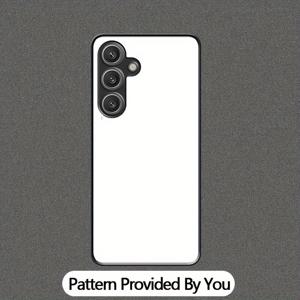 TEMU 휴대폰 케이스 - 사진 패턴으로 맞춤 제작 가능한 케이스, 아크릴 미러 마감, 고화질, 블랙 소프트 엣지, 삼성 갤럭시 S24/23/22/21/20/10/9/8/Ultra/Plus/+/Fe/5G/Uw/Lite/E 호환