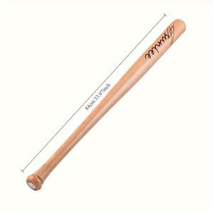 TEMU 솔리드 우드 메이플 야구 배트, 소프트볼 배트. 고체 경질 목재