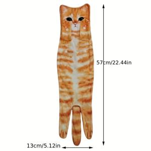 TEMU 강화된 고양이 미용 개인 관리 타월, 주방에 걸 수 있는 손수건 닦는 타월, 비즈니스 여행 필수 주방 세척 용품, 가볍고 쉽게 말리는 타월, 주방 및 욕실 액세서리 및 장식, 차 타월, 욕실 액세서리 흡수력 빠른 건조 내구성 및 패션