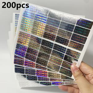 TEMU 200개/500개 30x15mm 보안 빈 공간 방지 진짜 정품 라벨 스티커 포장 밀봉용