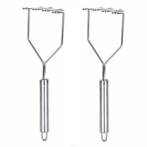 TEMU 2개 스테인리스강 감자 으깨개, 웨이브 감자 으깨개, 주방 가제트