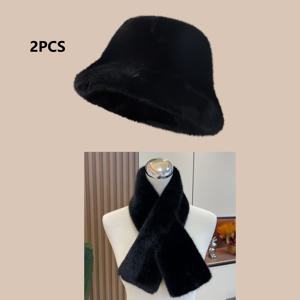 TEMU 겨울을 위한 두 개의 옷으로, 모자와 목 따위를 포함하고, 바람에 방지되고 두꺼운 디자인으로 따뜻함을 제공하며, 가을과 겨울의 야외 활동에 적합합니다.|벙거지모자