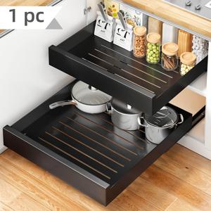 TEMU 확장 가능한 풀아웃 캐비닛 정리대, 12.6