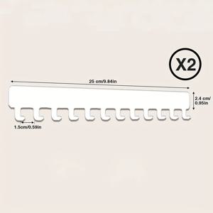 TEMU 2pcs 아크릴 벽 보석 정리함, 아트 데코 스타일 목걸이 거치대, 반지, 귀걸이, 팔찌, 새로운 해, , 어머니의 날, 여름 장식에 적합한 걸이 보관 디스플레이|귀걸이