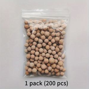 TEMU 1팩 200개 수족관 필터 미디어 볼, 어항 필터 재료, 중공 볼, 어항 필터링, 코이 연못, 열대어, 수족관 필터링 시스템에 적합