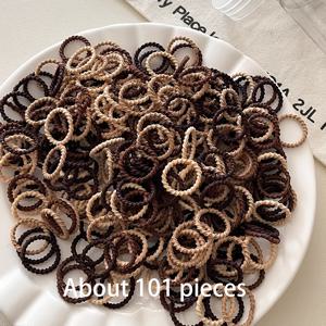 TEMU 101/305개 생동감 넘치는 고탄력 헤어타이 & 스크런치 - 일상 스타일링, 파티, 축하 행사, 선물용으로 완벽. 부드럽지만 내구성 있는 소재로 하루 종일 편안한 착용감