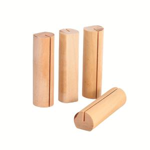 TEMU 30개 나무 카드 스탠드 세트, 카드, 메모 또는 사진 보관에 적합, 장식용 디스플레이 및 소형 공예에 완벽