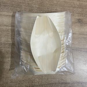 TEMU 50개입 11.6cm 소형 수제 나무 보트 접시, 창의적인 일회용 광택 목재 서빙 트레이, 스시, 간식, 및 디저트에 적합, 휴일 파티, 크리스마스, 졸업식 및 가정 모임에 완벽, 스시 액세서리