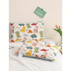 TEMU 1개 귀여운 만화 동물 프린트 베개 SPA 깊은 수면 목 지지 베개 기숙사용 싱글 팩 커플 에디션