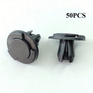 TEMU 닛산 및 마즈다용 50개입 8mm 카울 범퍼 펜더 라이너 에어 디플렉터 라디에이터 그릴 스플래시 실드 언더커버 클립 0155305323 L33X13209