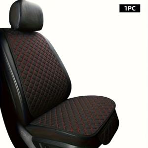 TEMU 2개 세트 (시트 쿠션 커버 1개 + 등받이 쿠션 커버 1개) 궁극의 편안함 유니버설 리넨 카시트 커버 - 운전석 및 조수석 시트 쿠션 및 등받이, 모든 차량 시트 크기에 적합한 원단, 최대 보호 제공