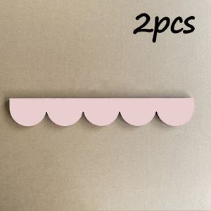 TEMU 2개 팬 모양 장식 나무 스트립, 팬 모양 가장자리가 있는 나무 라인, 가정 장식을 위한 팬 모양 나무 추가, 테이블 상판을 위한 장식 라인, 테이블 모서리 및 가장자리를 보호하는 데 적합, 침실, 거실