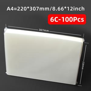 TEMU 100개 투명 플라스틱 라미네이션 필름, 카드, 비즈니스 카드, 사무실 문서, 사진 보호용으로 사용할 수 있는 4가지 크기(A4/3R/4R/5R)로 사용할 수 있습니다. 또한 모든 플라스틱 열 프레스 기계에서도 사용할 수 있습니다.|필름