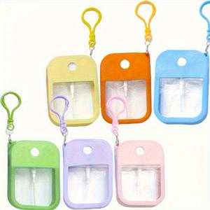 TEMU 3개입/6개입 스프레이 병, 38ml 휴대용 여행용 병 (키체인 포함), 리필 가능 휴대용 분사 병