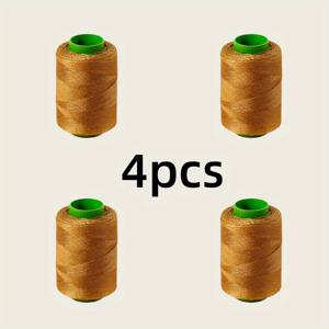 TEMU 4합 데님 실, 두꺼운 의류 수선 실 3합, 손바느질 및 재봉틀에 적합한 튼튼한 데님 재봉실, 청바지, 퀼트, 백팩, 옷 등을 수선하는 데 이상적입니다.